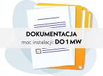 Przygotowanie dokumentacji do wejścia na teren budowy z odbiorami, po otrzymaniu WP (WarunkiPrzyłączeniowe). Moc instalacji do 1 MW. Cena minimalna.