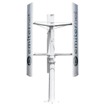 Turbina wiatrowa o mocy 5000W. System pracy On Grid. Wymiary: średnica 2,2m, wysokość 3m. Waga całkowita 280kg