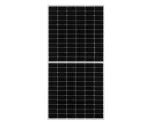 moduły pv JA Solar, mono-Si, dwustronny, ogniwa połówkowe Percium 182mm (M10), 2x72psc, długie kable przyłączeniowe (ok. 130cm), moc STC 550 Wp, wym.:2278 x 1134 x 30, k.p.: złącze MC4/EVO2, sprawność 21,3%, 11-BB, waga 31,8kg, rama srebrna, 36szt/pal