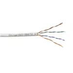 Kabel Emiter Net UTP (U/UTP) kat.5e 350 MHz, drut, standard, szary