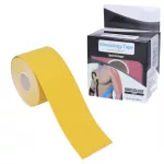 EXTRALINK PLASTRY TAPE TEJPY KINESIOTAPING TEJP TAŚMA KINESIO SPORT PRO 5MX5CM ZÓŁTY P-866