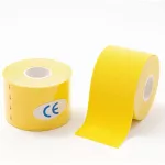 EXTRALINK PLASTRY TAPE TEJPY KINESIOTAPING TEJP TAŚMA KINESIO SPORT PRO 5MX5CM ZÓŁTY P-866