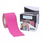 EXTRALINK PLASTRY TAPE TEJPY KINESIOTAPING TEJP TAŚMA KINESIO SPORT PRO 5MX5CM RÓŻ P-865