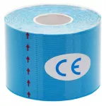 EXTRALINK PLASTRY TAPE TEJPY KINESIOTAPING TEJP TAŚMA SPORT PRO 5MX5CM NIEBIESKA P-238