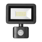 FARO S LED 20W naświetlacz z PIR, 1600lm, IP44, 4000K, aluminium + szkło