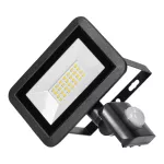 FARO S LED 20W naświetlacz z PIR, 1600lm, IP44, 4000K, aluminium + szkło