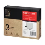 PORTO LED 50W naświetlacz bezramkowy, 4000lm, IP65, 4000K, aluminium + poliwęglan