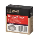 OCULUS lampka podszafkowa LED 2W, 90lm, 4000K, szara