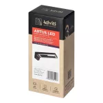 ARTUS lampka podszafkowa LED 3W, 225lm, 4000K, czarna