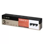 KUBAR SP 3, oprawa ścienno-sufitowa, GU10 max. 3x35W, IP20, czarna