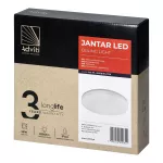 JANTAR plafon LED 18W, 1880 lm, 4000K, klosz PC, IP54