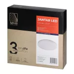 JANTAR plafon LED 24W, 2565 lm, 4000K, klosz PC, IP54