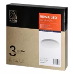 REWA plafon LED 30W, 3225 lm, 4000K, klosz PC, IP65