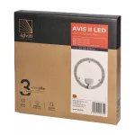 AVIS II LED 24W, panel świetlny, 2200lm, 3000K, 3 neodymowe magnesy, Ø 215