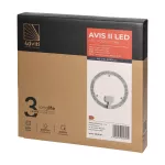 AVIS II LED 24W, panel świetlny, 2400lm, 4000K, 3 neodymowe magnesy, Ø 215