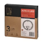 AVIS II LED 18W, panel świetlny, 1650lm, 3000K, 3 neodymowe magnesy, Ø 176