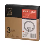 AVIS II LED 18W, panel świetlny, 1800lm, 4000K, 3 neodymowe magnesy, Ø 176