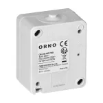 Łącznik świecznikowy AQUATIC MINI IP54, 10A, 230V AC, biało-czarny