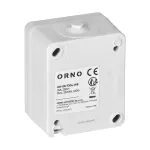 Przycisk dzwonek AQUATIC MINI IP54, 10A, 230V AC, biało-czarny