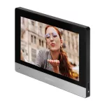 CERES Full HD, zestaw wideodomofonowy, bezsłuchawkowy, monitor dotykowy 8" LCD, z gniazdem na kartę pamięci, z kamerą Full HD 1080p i szyfratorem