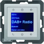 Q.x Radio Touch DAB+, Bluetooth alu aksamit