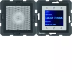 B.x Radio Touch DAB+, Bluetooth z głośnikiem antracyt mat