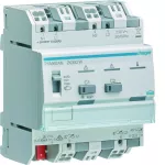 KNX system Ściemniacz uniwersalny 2-kan 2x300 W, wielofazowy, f. sumowania obc.