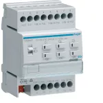 KNX e/s Elektroniczny sterownik grzewczy 6-kanałowy, 24/230 V AC