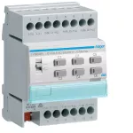 KNX system Elektr. sterownik grzewczy 6-kr z regulacją temperatury, 24/230 V AC