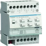 KNX e/s Elektroniczny sterownik grzewczy 6-kanałowy, 24/230 V AC KNX secure