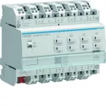 KNX e/s Sterownik żaluzji 8-krotny, 230V AC, KNX secure 6M