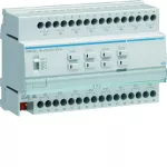 KNX e/s Sterownik załączający/żaluzjowy 16-/8-krotny 16A C-load, 8 mod