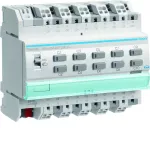 KNX s Sterownik załączający / żaluzjowy 16 A, 10-/5-kr, 6 mod