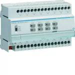 KNX system Sterownik załączający/żaluzjowy 16-/8-krotny 16A C-load, 8 mod