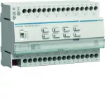 KNX e/s Sterownik załączający/żaluzjowy 16-/8-krotny 16A C-load, KNX secure