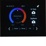 KNX system Touch Control z wyświetlaczem 3,5