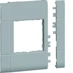 tehalit.WA Maskownica 120mm 1-krotna 55x55mm PC-ABS bezhalogenowy lakier alu