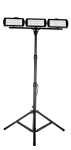 Naświetlacz na statywie 3x45W czarny