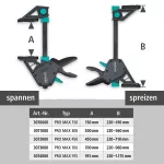 Ścisk jednoręczny Wolfcraft PRO MAX 300 mm
