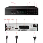 Extralink Home Tuner Dekoder DVB-T2 TV Naziemnej H.265 HEVC FULL HD USB HDMI + Pilot