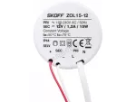 Zasilacz typ ZOL15-12 | 100 - 240 V AC / 12 V DC | 50 Hz | 1,5 A | 15 W | IP 20