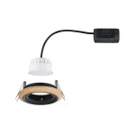 Zestaw oprawa do wbudowania LANATI COIN LED 3X 6W 470lm 84mm 2700K IP20 230V drewno/czarny