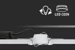 Zestaw oprawa do wbudowania LANATI COIN LED 3X 6W 470lm 84mm 2700K IP20 230V drewno/czarny