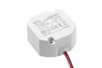 ZASILACZ LED PUSZKOWY 24V,30W, input 220-240VAC, IP20, wym. 59x59x28 mm Z PRZEWODAMI 200mm