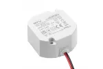 ZASILACZ LED PUSZKOWY 12V,30W, input 220-240VAC, IP20, wym. 59x59x28 mm Z PRZEWODAMI 200mm