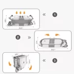 Extralink Kids | Wanienka | szara z termometrem LED