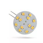 LED G4 12V 2W 12 LED WW 30mm SPECTRUM