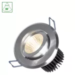 FIALE II 6W COB 38st 230V NW OCZKO LED pierścień szczotkowane aluminium