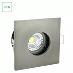 FIALE IV GU10 OCZKO GU10 250V IP65 82x82x52mm SREBRNY kwadrat.