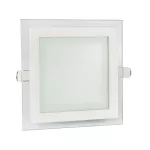 FIALE ECO LED SQUARE 230V 18W IP20 WW SUFITOWE oczko szklane